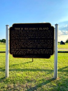 Historical Slave Trade Marker, Fort Moultrie, Poe Avenue, … 