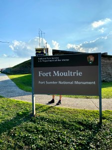 Sign, Fort Moultrie, Middle Street, Sullivan’s Island, SC 