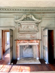 Living Room, Drayton Hall, West Ashley, Charleston, SC 