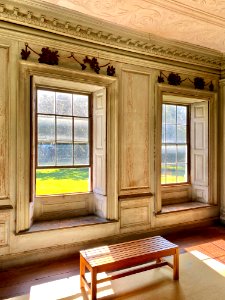 Living Room, Drayton Hall, West Ashley, Charleston, SC 