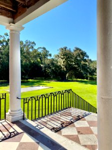 Porch, Drayton Hall, West Ashley, Charleston, SC 