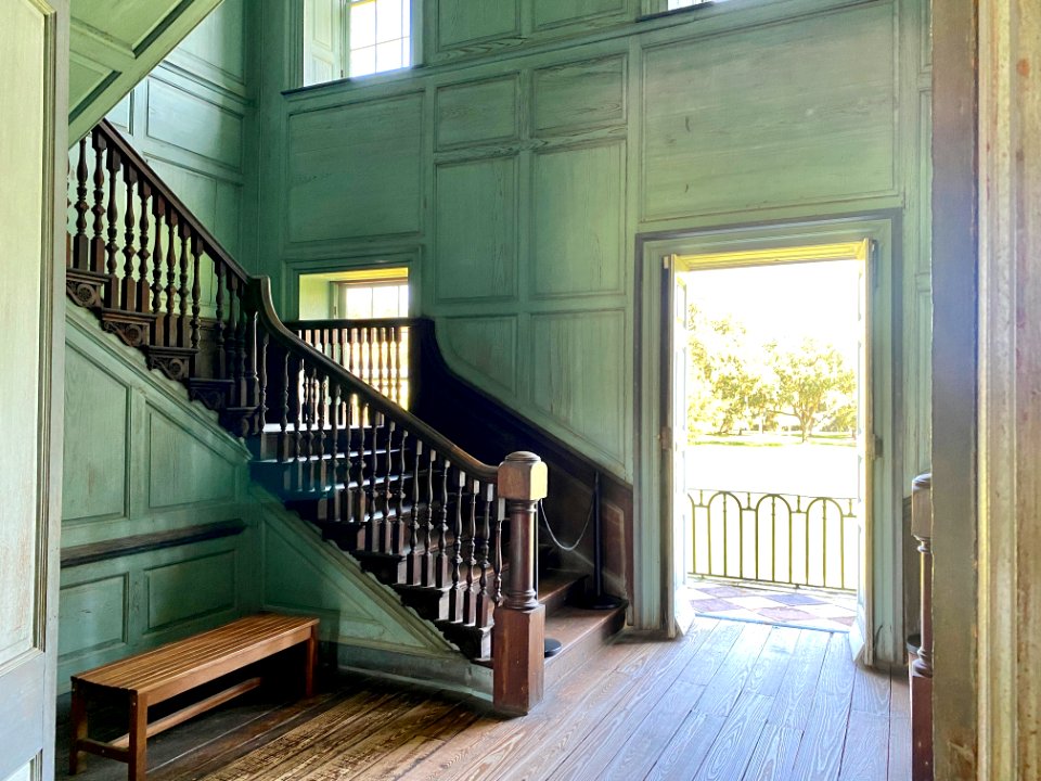 Stair Hall, Drayton Hall, West Ashley, Charleston, SC 