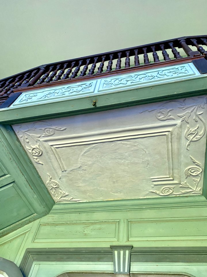 Ceiling, Stair Hall, Drayton Hall, West Ashley, Charleston… 