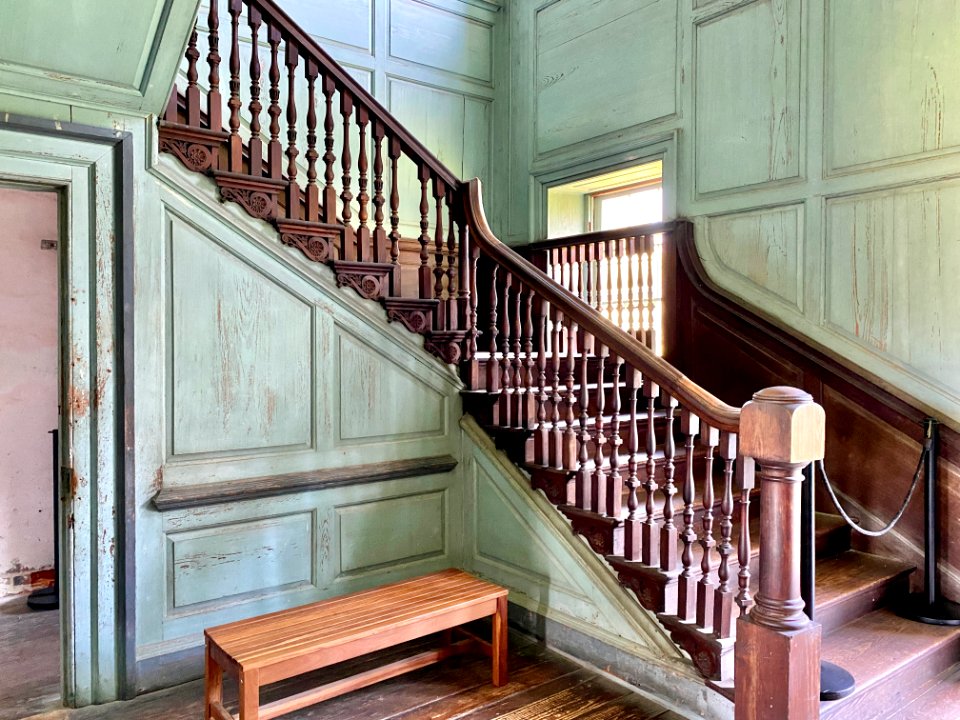 Stair Hall, Drayton Hall, West Ashley, Charleston, SC 