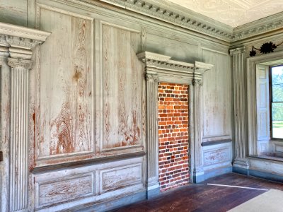 Living Room, Drayton Hall, West Ashley, Charleston, SC 