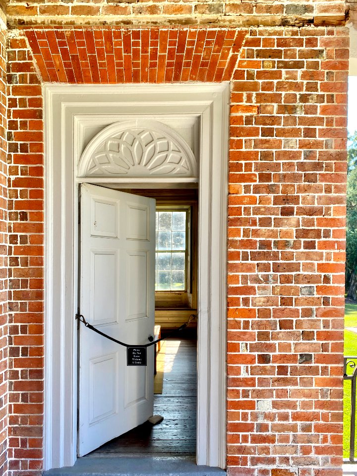 Door, Drayton Hall, West Ashley, Charleston, SC 