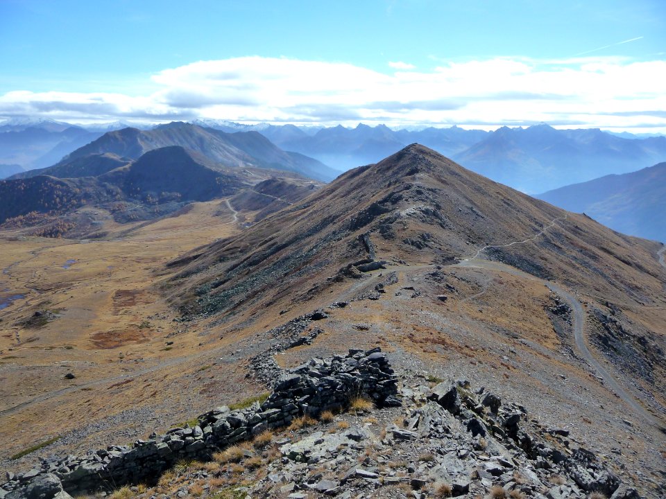 Sur la crête de Peyrolle 