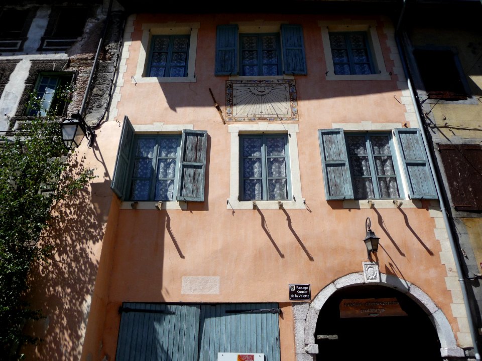 Détail d'une façade, passage Curnier de la Valette, Guille… 