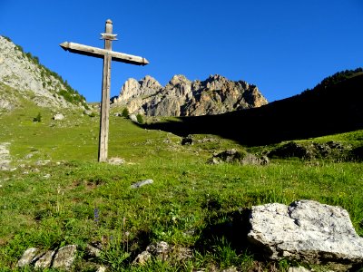 Croix près de la cabane de Tramouillon 