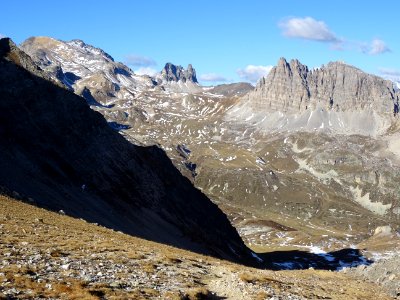 Depuis le Col du Vallon, le Mont Thabor et le Grand Séru 