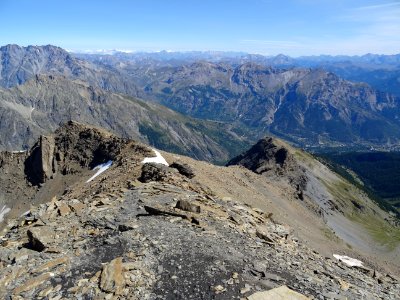 Arête de l'Aiglière, vue vers le Montbrison et la Condamin… 