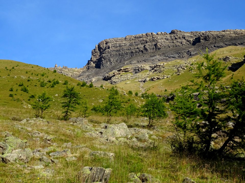 Rochebrune, arête de l'Aiglière 