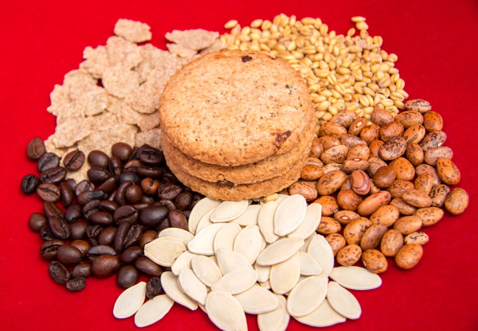 Grain flakes healthy eating