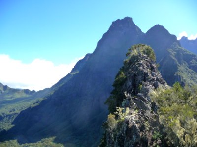 En se retournant, toute l'arête des Trois Salazes parcouru… 
