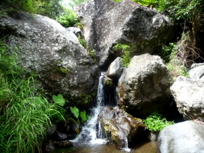 Petit ressaut et fraîcheur de l'eau 