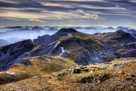 Hdr mountains austria photo