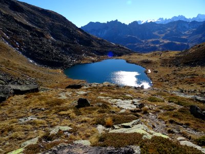 Le Lac du Serpent et la Barre des Ecrins 