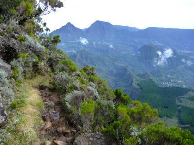 Le cirque de Salazie vue depuis le Cap Anglais 