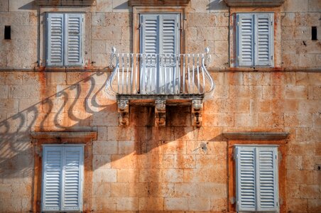 Croatia house shadow