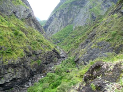 La grande courbe de la Rivière des Galets autour du Bronch… 