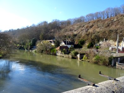 Le Loir, habitations troglodytes, Eure-et-Loir 
