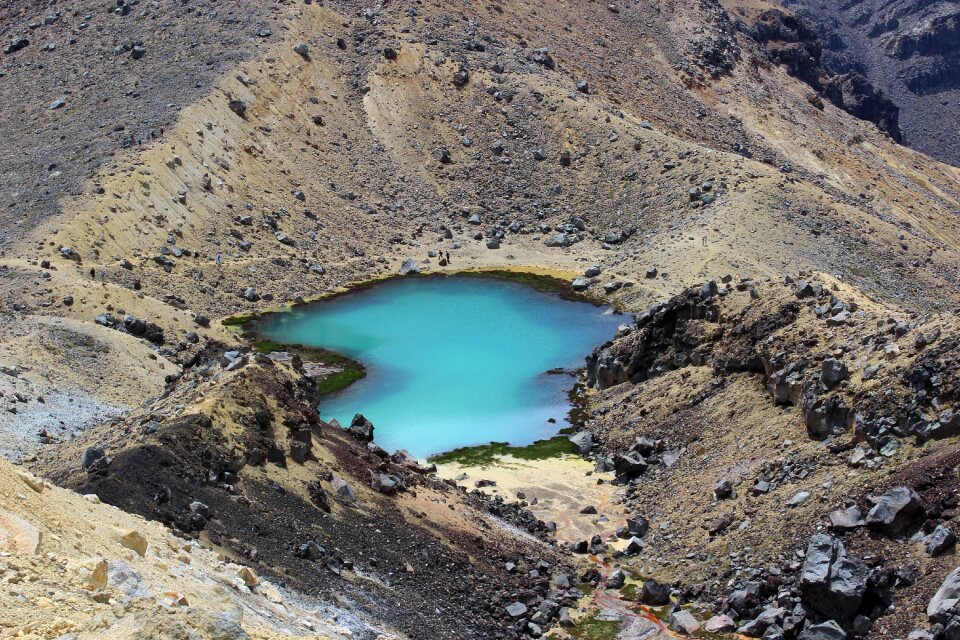 Tourism trekking alpine