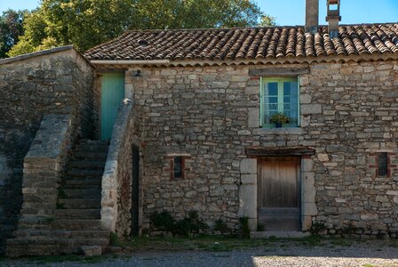Old village architecture stones