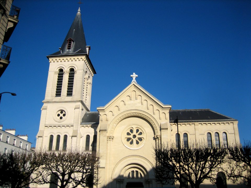 Eglise Saint Justin, XiXème siècle, Levallois-Perret 