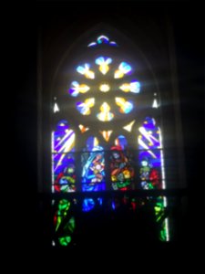 Vitrail, église St-Denis, Mondoubleau, Loir-et-Cher 