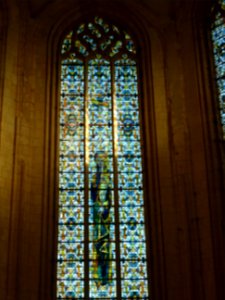 Vitrail, église abbatiale de la Madeleine, Châteaudun, Eur… 