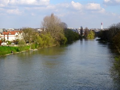 La Marne, près du Perreux-sur-Marne, Val-de-Marne 