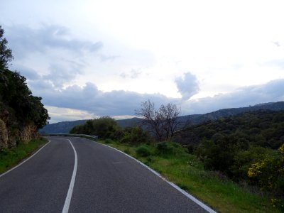 Je ne sais plus si la route monte ou descend et la fatigue… 