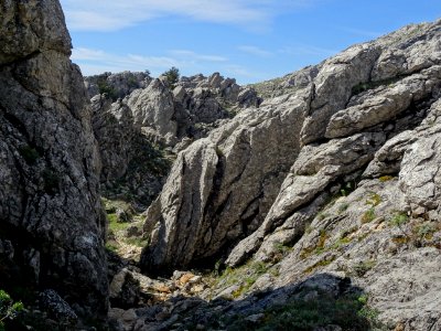 Passage chaotique dans les blocs 