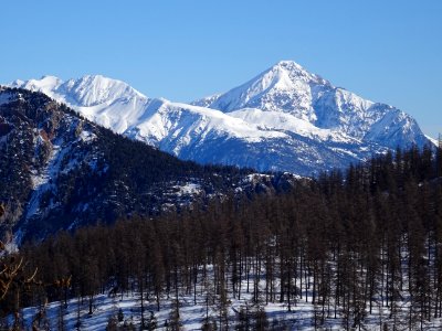 Le Mont Chaberton au zoom 
