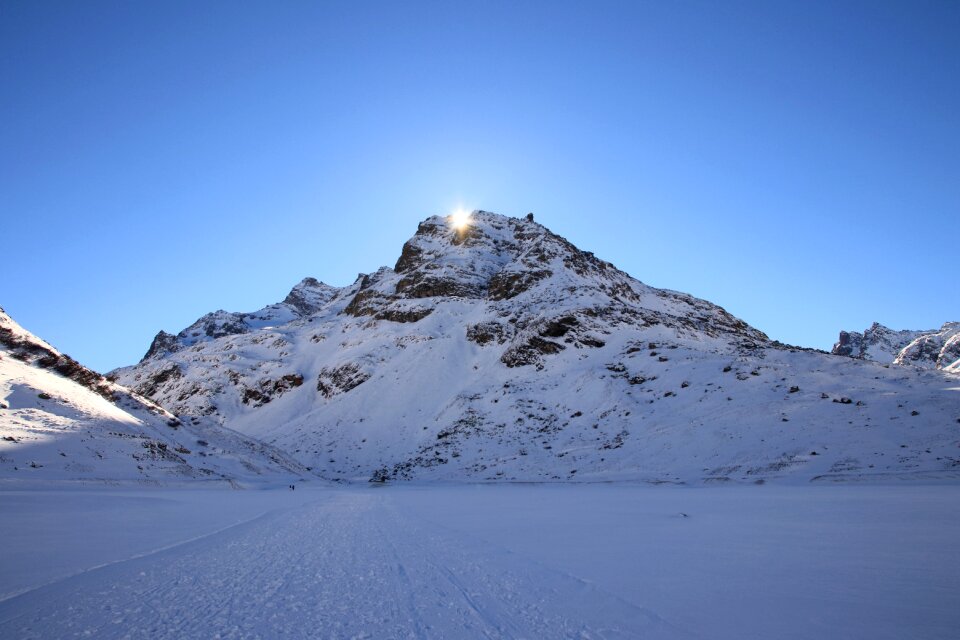 Mountains alpine nature photo