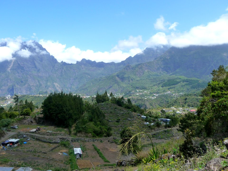 Cultures et petites exploitations à Cap Sylvestre, sous le… 