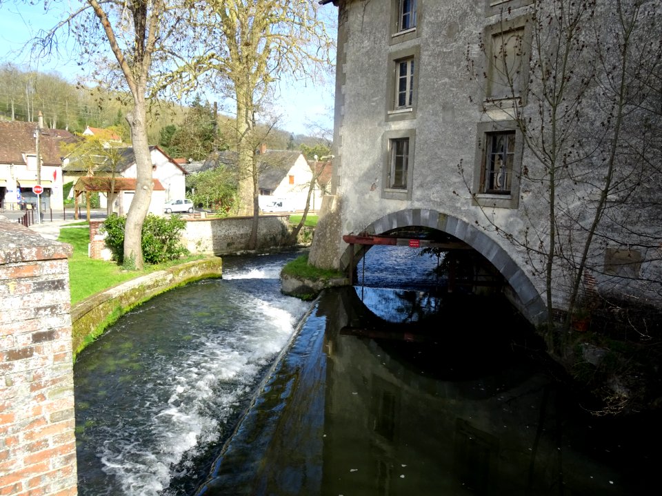 Eure et moulin de Saint-Piat, Saint-Piat, Eure-et-Loir 