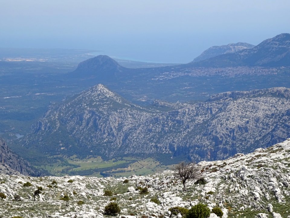 Dorgali, le Cucru Cazzeddu, la côte près d'Orosei 