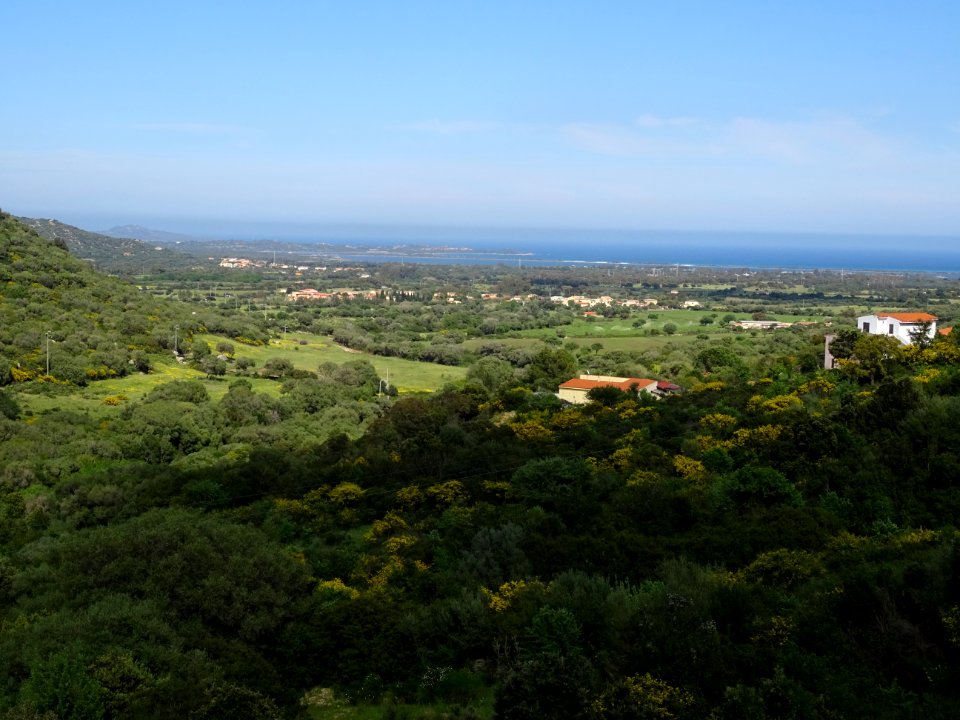 La baie de San Teodoro et Punta Aldia à gauche 