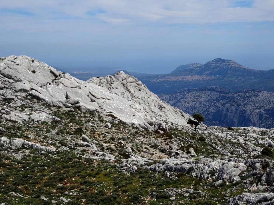 Dorgali, le Cucru Cazzeddu, la côte près d'Orosei 