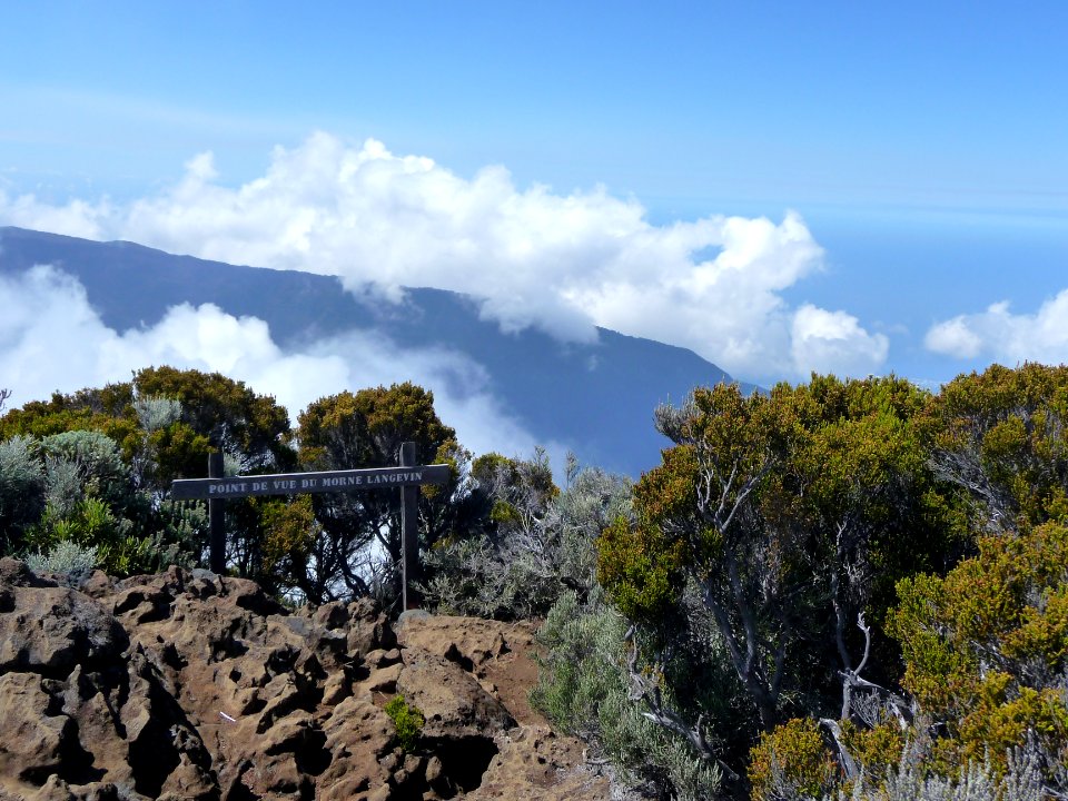 Point de vue depuis le Morne Langevin 