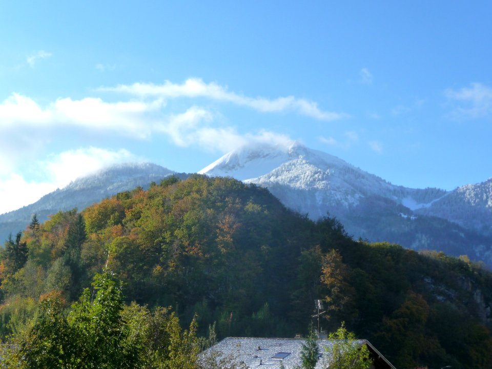 Lendemain de tempête de neige automnale au Môle 
