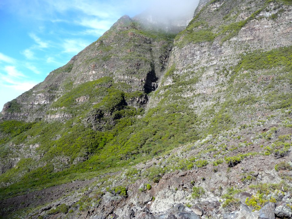 Rempart sous le Morne Langevin 
