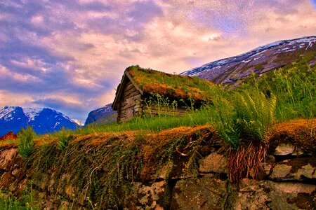 Landscape top view tourism photo