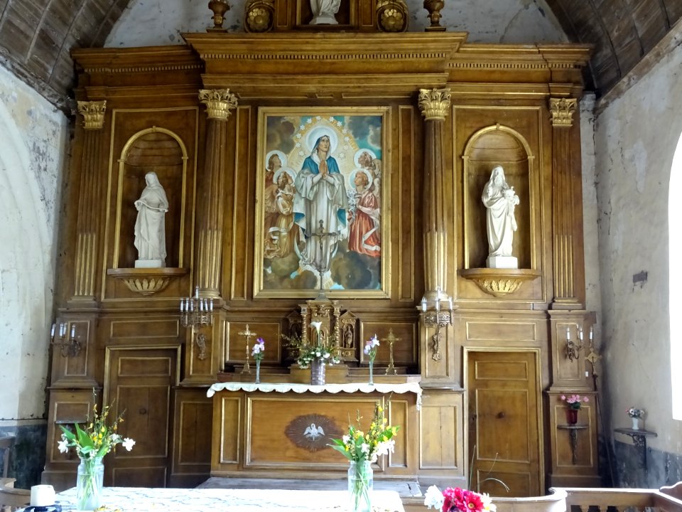 Intérieur de l'église Notre-Dame de l'Assomption de Marcha… 