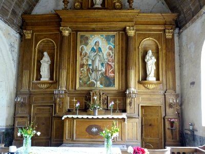 Intérieur de l'église Notre-Dame de l'Assomption de Marcha… 
