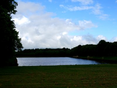 Pièce d'eau, parc du Château de la Ferté-Vidame, Eure-et-L… 