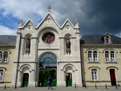 Portail d'entrée de l'Abbaye de la Trappe, Soligny-la-Trap… 