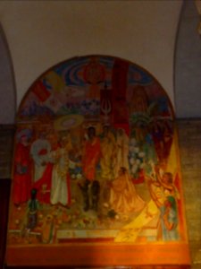 Fresque murale, église Saint-Jean-Baptiste, Solliès-Pont, … 