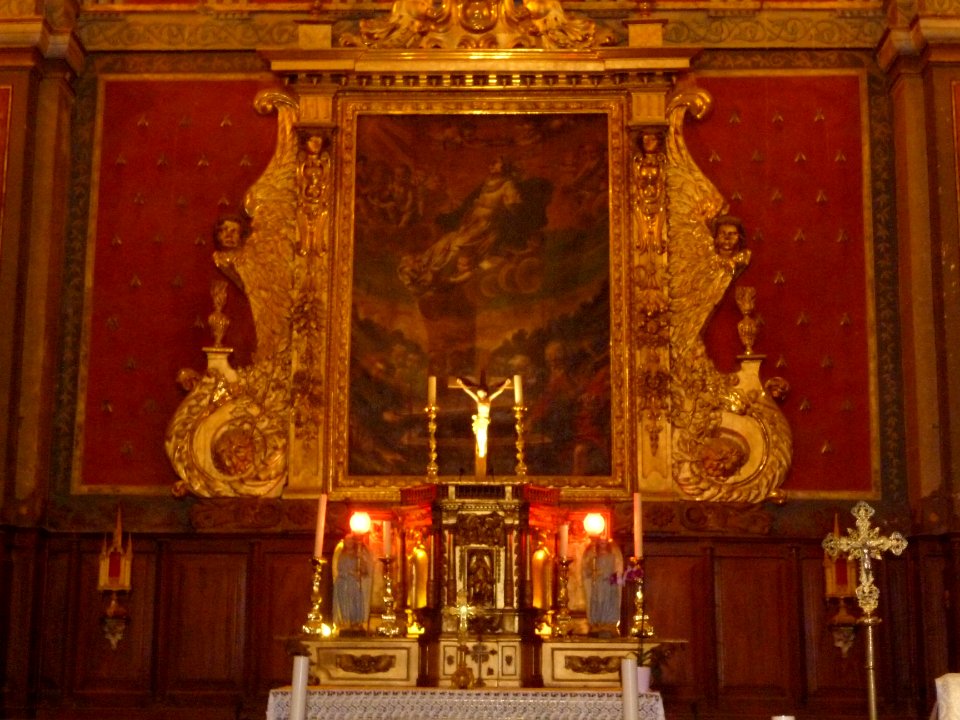 Autel, église Saint-Maur, Belgentier, Var 